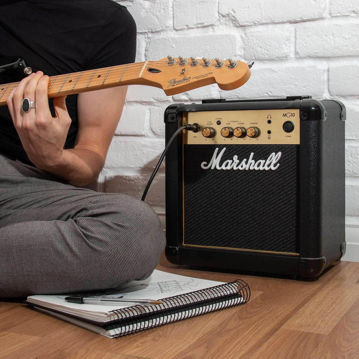 Marshall M-MG10G-U 10W Guitar Combo Amplifier, 6.5" Speaker, 3.5mm Jack - Black (Used)