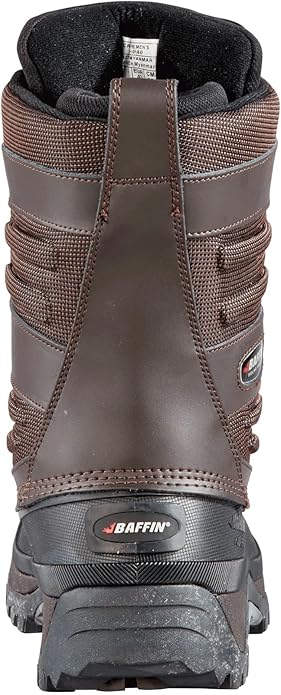 Baffin Men's Crossfire Snow Boot for Cold Weather, -10� to -30�C, Size 10, Brown (New)