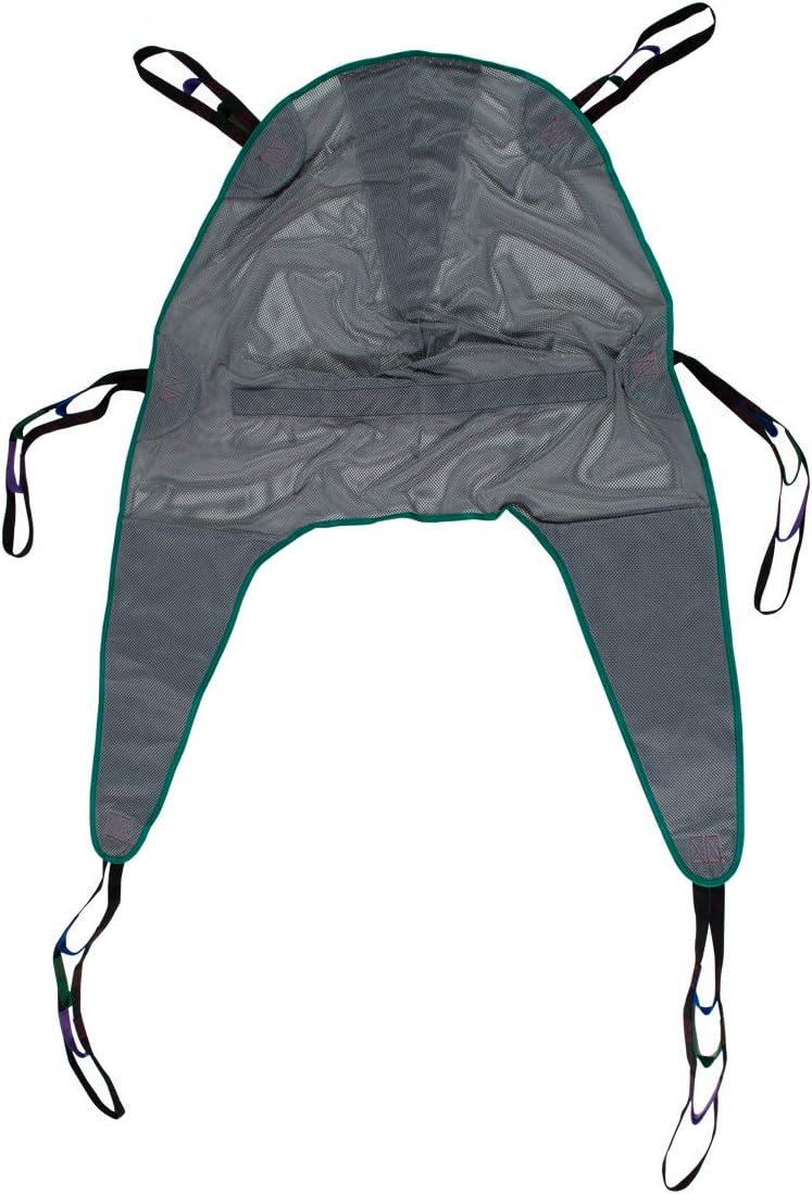 Patient Aid Full Body Mesh Divided Leg Sling w/ Head & Neck Support, Large (Used)
