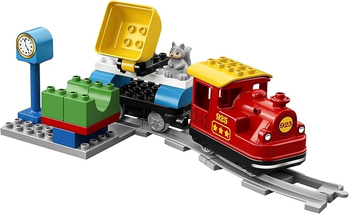 LEGO DUPLO Steam Train Remote-Control Building Blocks Set for Toddlers - 10874 (New, Damaged Retail Box)