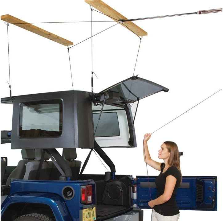 HARKEN 7803.16JEEP Hoist Kit Hardtop Storage with Anti-Drop System - Green (Like New)