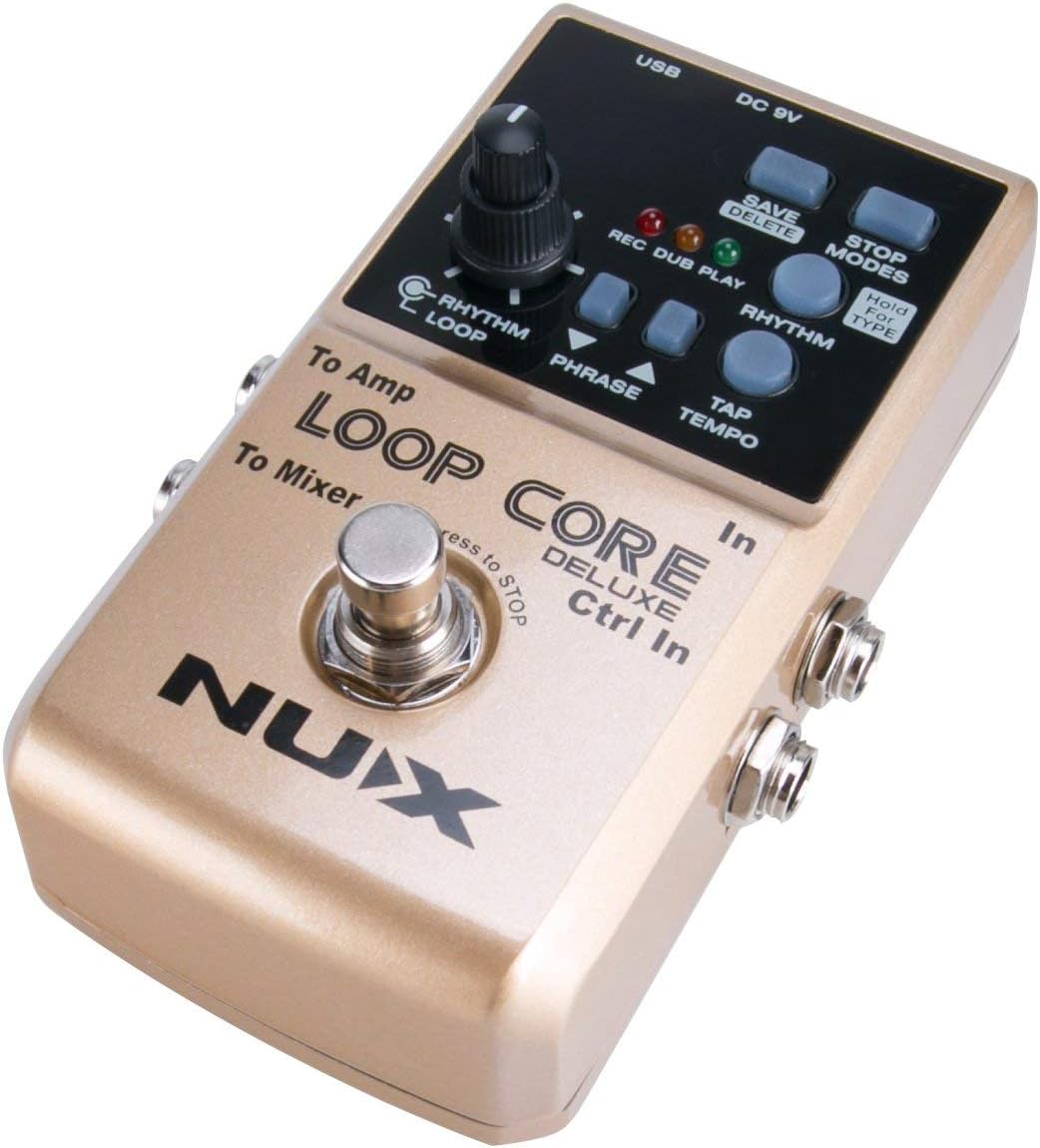 NUX Loop Core Deluxe 24-Bit High-Resolution Audio 8 hour Loop Time Guitar Looper (Used)