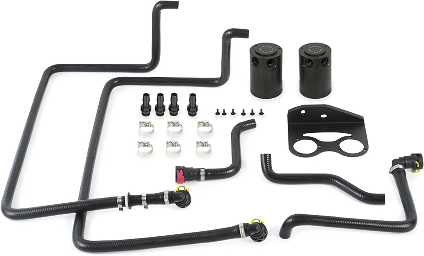 Mishimoto Black Baffled Oil Catch Can For 2015-2017 Ford F-150 2.7L EcoBoost (Like New)