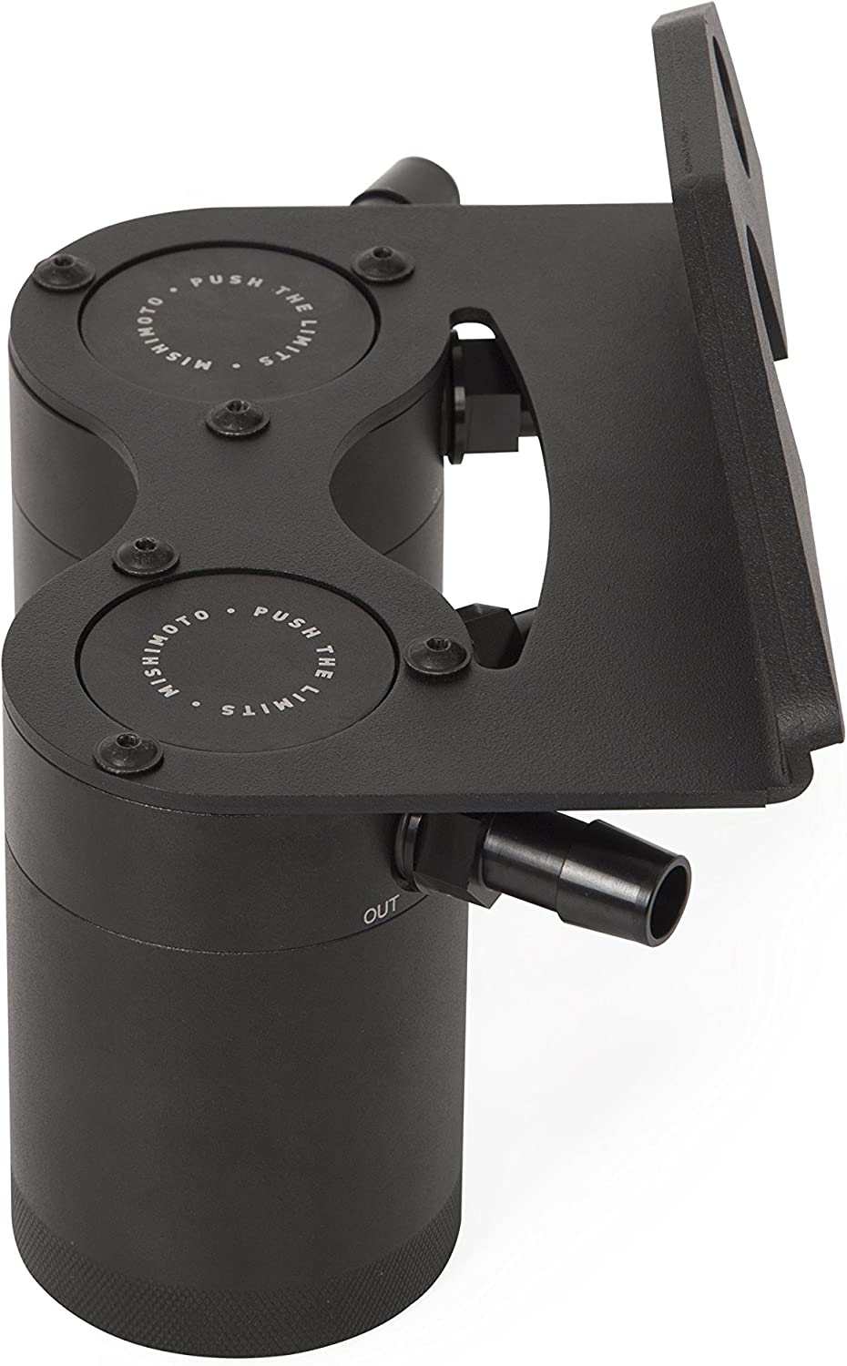 Mishimoto Black Baffled Oil Catch Can For 2015-2017 Ford F-150 2.7L EcoBoost (Like New)