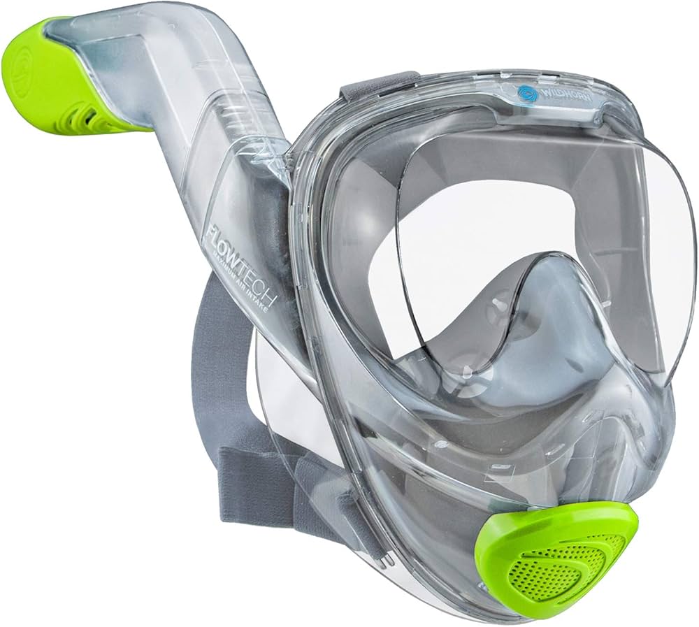 WildHorn Outfitters Seaview 180� V2 Full Face Panoramic Snorkel Mask Medium (Used)