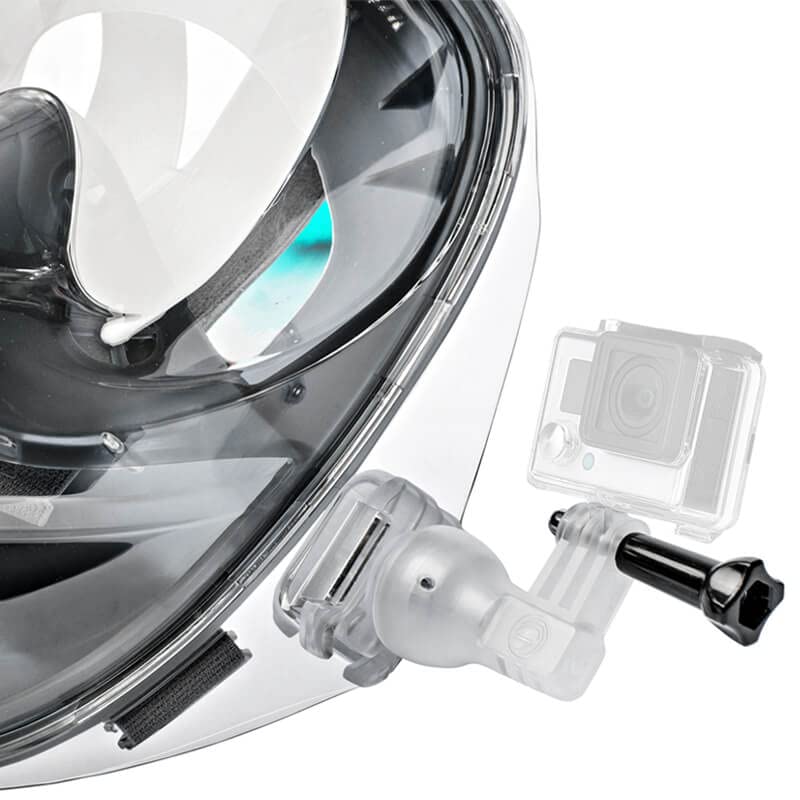 WildHorn Outfitters Seaview 180� V2 Full Face Panoramic Snorkel Mask Medium (Used)