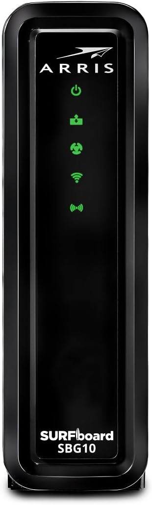 ARRIS Surfboard CommScope Dual-Band Cable Modem for Comcast Xfinity, 20 Volts (Used, No Retail Box)