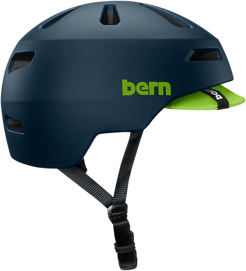 Bern Brentwood Bike Helmet with MIPS - Large Size, Matte Muted Teal w/ Visor (New, Damaged Retail Box)