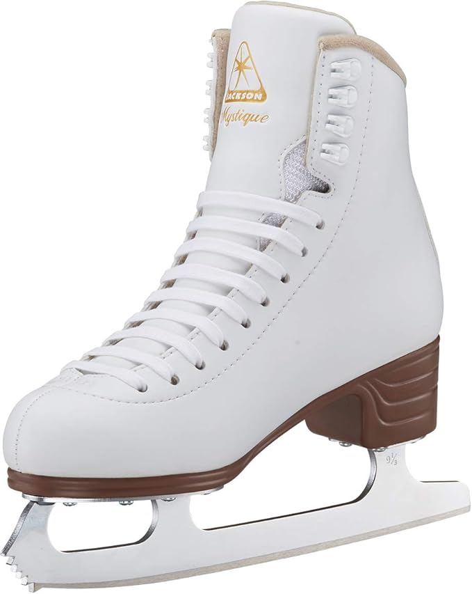 Jackson Ultima JS1490 Mystique Womens Figure Ice Skates, Adult Size 5 - White (Like New)