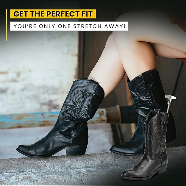 HOUNDSBAY Bloodhound Professional Western Cowboy Boot Stretcher for Men & Women (New)