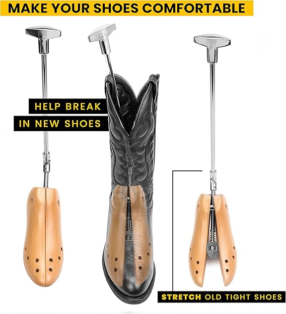 HOUNDSBAY Bloodhound Professional Western Cowboy Boot Stretcher for Men & Women (New)