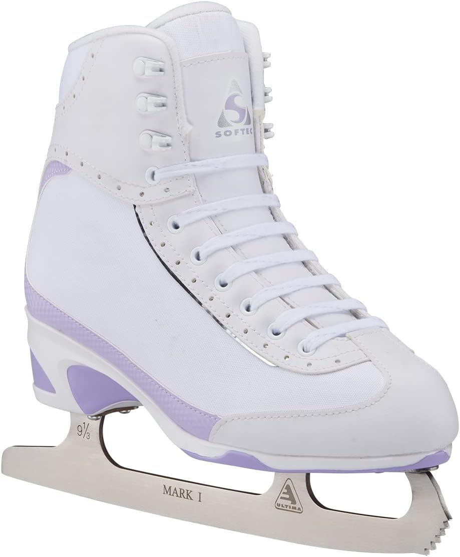Jackson Ultima Softec Vista Women Figure Skates, Guardog Guards - White, Adult 6 (Like New)