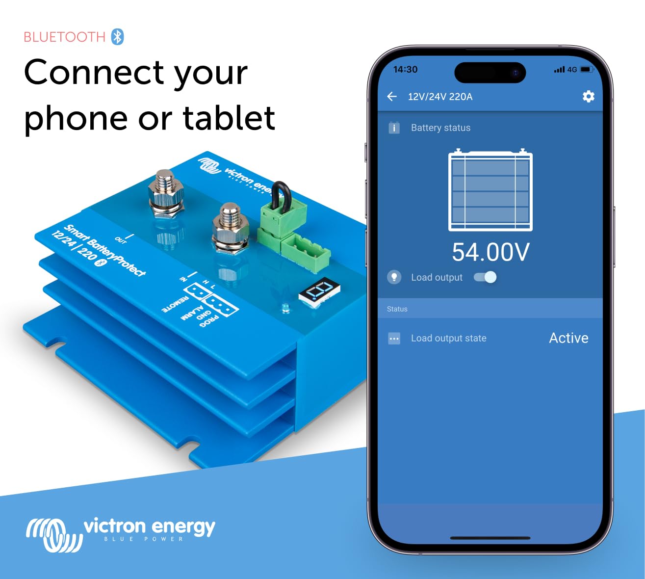 Victron Energy High-Performance Smart BatteryProtect - 12/24-Volt 220 amp, Blue (Used, No Retail Box)