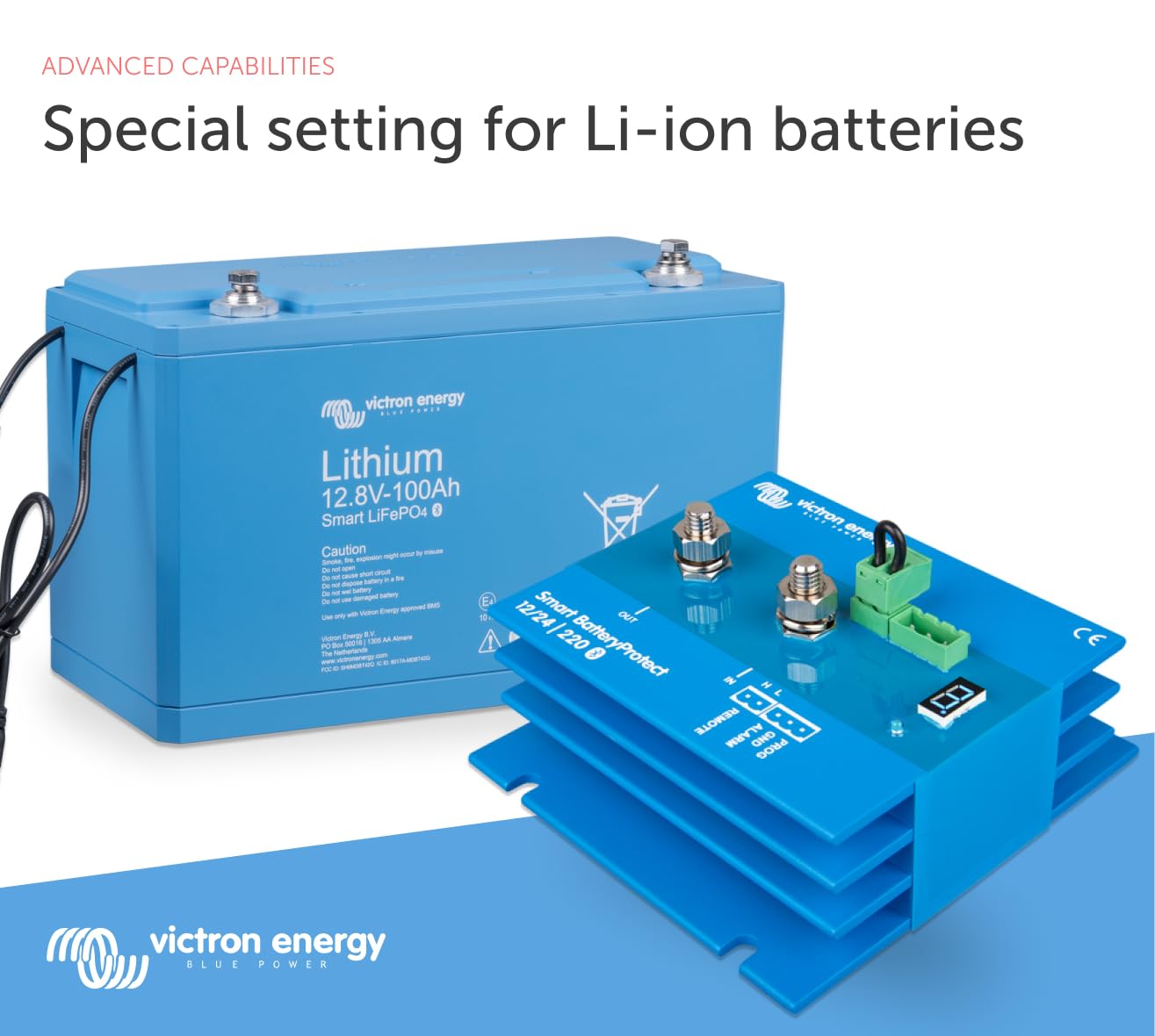 Victron Energy High-Performance Smart BatteryProtect - 12/24-Volt 220 amp, Blue (Used, No Retail Box)