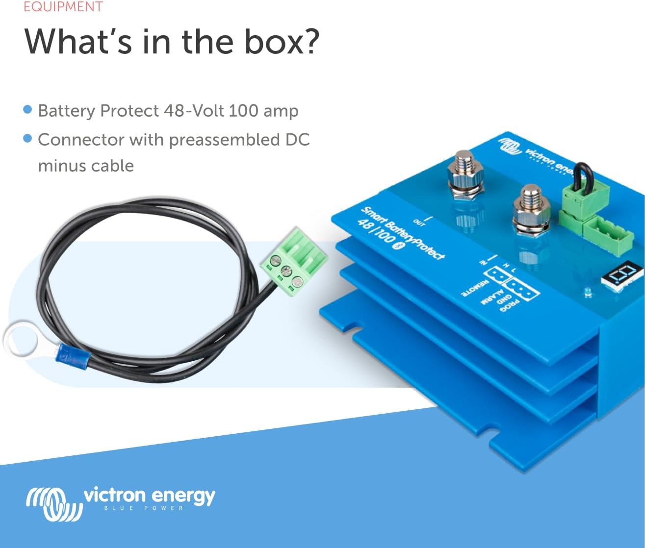 Victron Energy Smart Batteryprotect With Built-In Bluetooth, 48 Volts, Blue (Used)