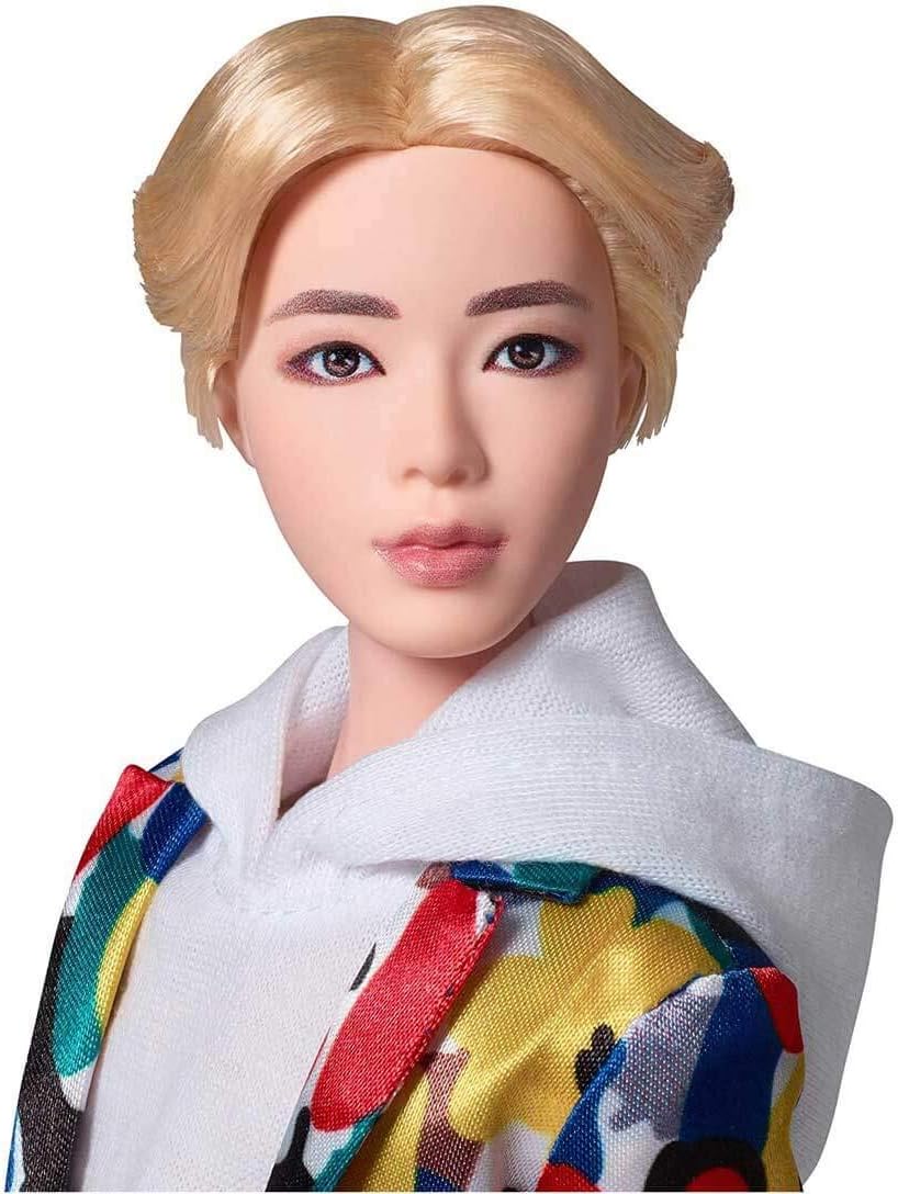 Mattel BTS 11-in Jin Fashion Doll Toy for 6 Up Age Boys and Girls - Multi Color (New, Damaged Retail Box)