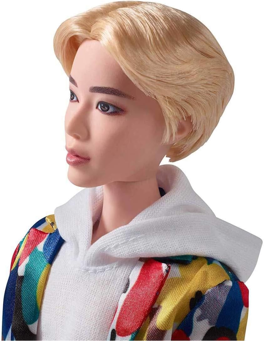 Mattel BTS 11-in Jin Fashion Doll Toy for 6 Up Age Boys and Girls - Multi Color (New, Damaged Retail Box)