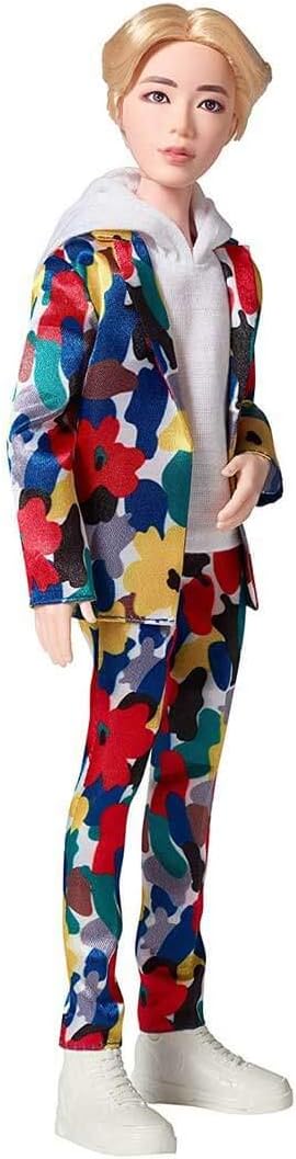 Mattel BTS 11-in Jin Fashion Doll Toy for 6 Up Age Boys and Girls - Multi Color (New, Damaged Retail Box)