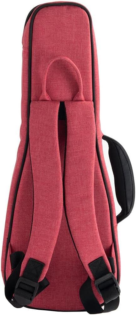 Kala Sonoma Coast Zipper Faux Soft-shell Leather Ukulele Case, Web Handle (Like New, No Retail Box)