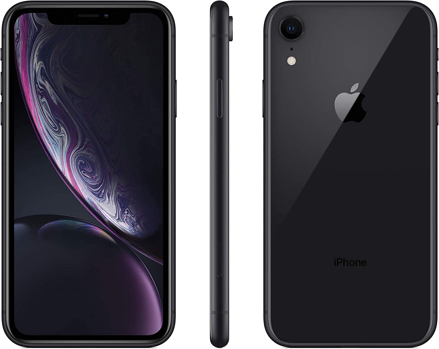 Apple iPhone XR 6.1-inch 64GB Single SIM 4G IOS Unlocked Smartphone - Black (Used, No Retail Box)