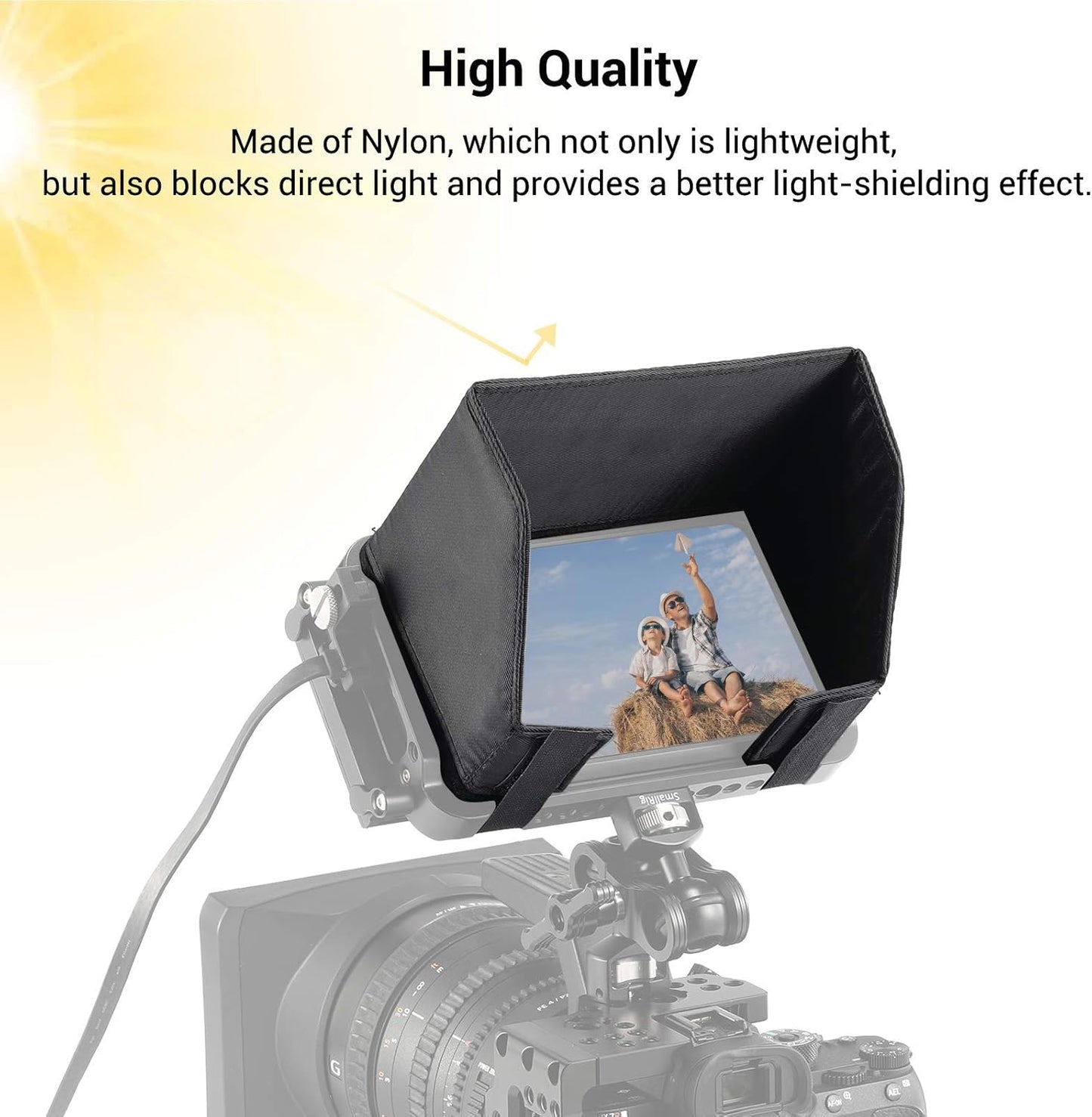 SMALLRIG VH2269 Sun Hood with Cage for 5" Atomos Shinobi/Ninja Series Camera (Like New)