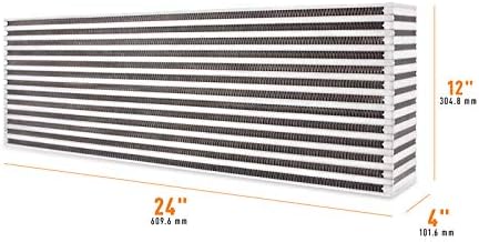 Mishimoto MMUIC-06 Universal Aluminum Race Intercooler Core, 24" x 12" x 4" (New)