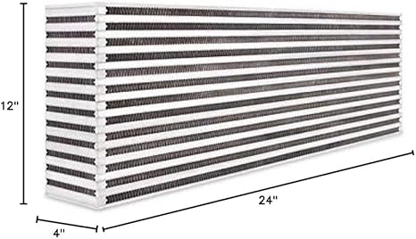 Mishimoto MMUIC-06 Universal Aluminum Race Intercooler Core, 24" x 12" x 4" (New)