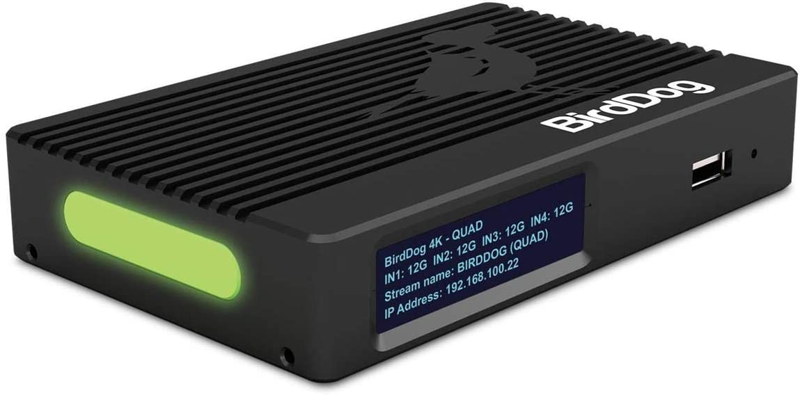 BirdDog 4K Quad 4-Channel 12G SDI to NDI Encoder/Decoder Cross Converter (Like New)