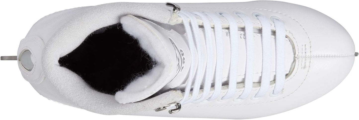 Jackson Ultima Finesse Figure Ice Skate for Women/Girl, White - Girls Size 1 (Used)