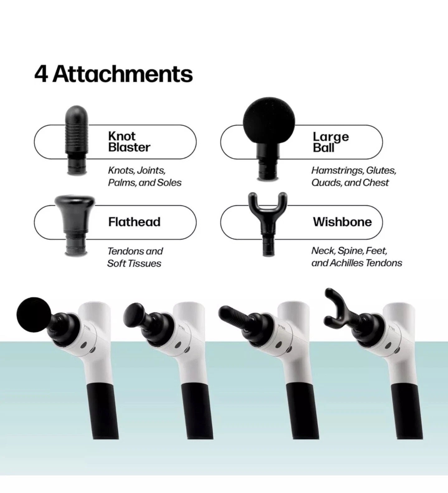 VYBE Premium Muscle Massage Gun for Athletes, Powerful Handheld Deep Tissue (Used)