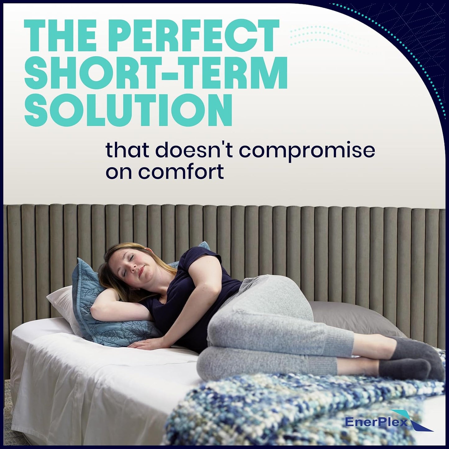 EnerPlex 83231 16-Inch Double Air Mattress for Camping, Home & Travel - Twin- (Like New)