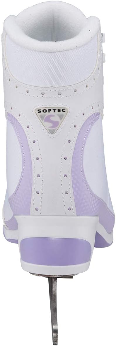 Jackson Ultima Softec Vista Women's/Girls Figure Skates, White - Size Adult 8 (Like New)