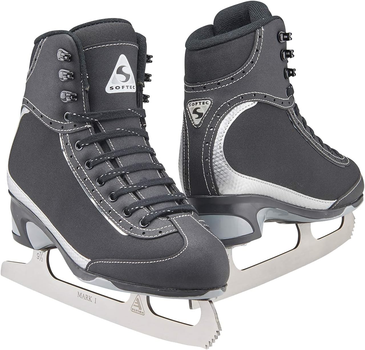 Jackson Ultima Softec Vista Figure Ice Skates for Women's/Girls, Size 7 - Black (Like New)