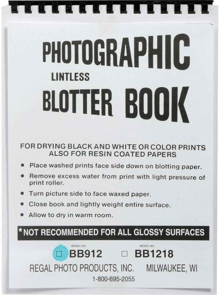 Doran Paper Blotter Book with Lint-free Pages, 9 x 12", 10 Sheets - White (Like New)