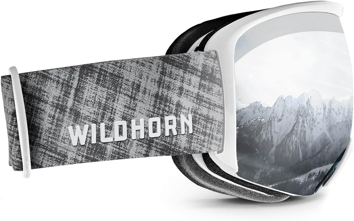 Wildhorn Cristo Ski Goggles Ski Team Official Supplier Snow - Stealth-IceBlue (Like New)