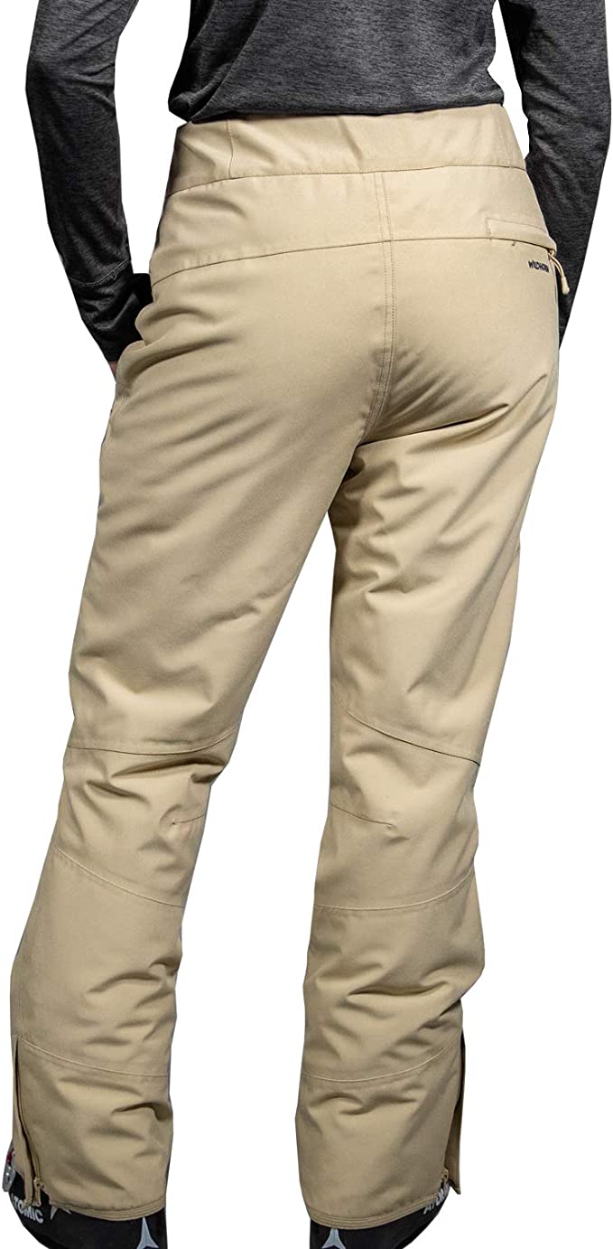 Wildhorn Kessler Womens Insulated Waterproof Snow Ski Pants, Medium - Khaki (Used)