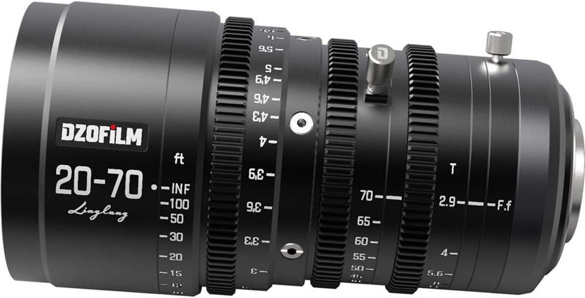 DZ Optics Dzofilm Linglung 20-70mm T2.9 Parfocal Cine Lens for Micro Four Thirds (Like New)