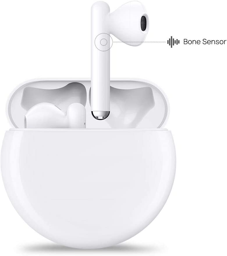 Huawei Wireless Bluetooth Earphone with Intelligent Noise Cancellation - White (New)