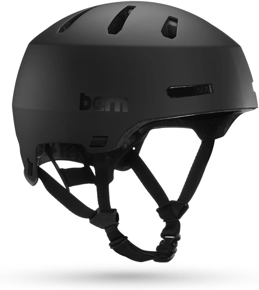Bern Macon 2.0 Lightweight Retro Adult Multisport Helmet for Bike/Skateboard ()