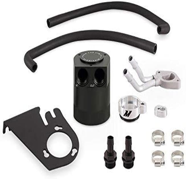 Mishimoto MMBCC-F2D-11BE 6.7L Baffled Oil Catch Can for Ford Powerstroke 2011-16 (Like New)