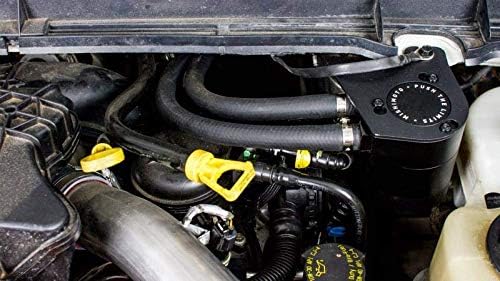 Mishimoto MMBCC-F2D-11BE 6.7L Baffled Oil Catch Can for Ford Powerstroke 2011-16 (Like New)
