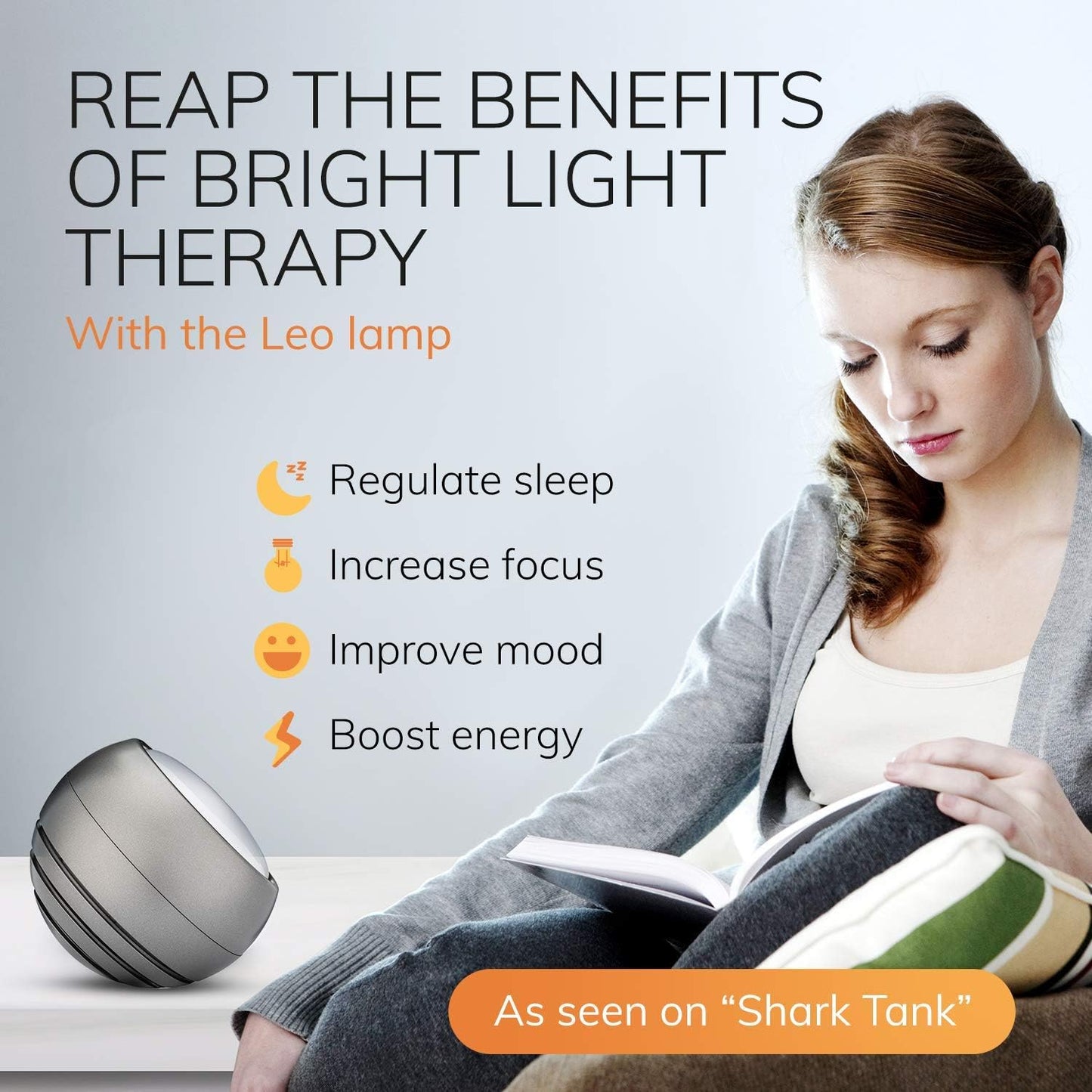 Circadian Optics Light Therapy Lamp - UV-Free LED Happy Mood Lamp, 10,000 Lux (New)