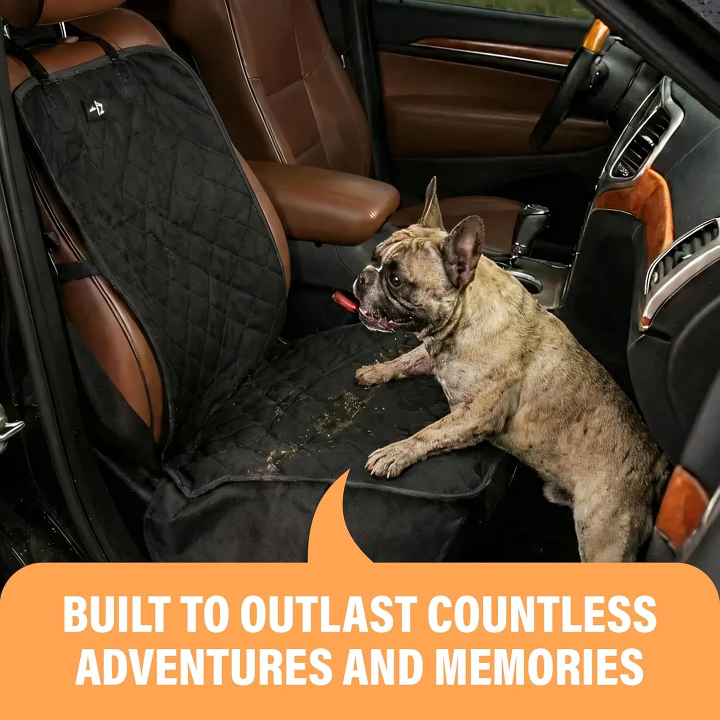 Active Pets Waterproof Dog Car Seat Cover for SUV Truck Sedan, High Protection (Used, Damaged Retail Box)