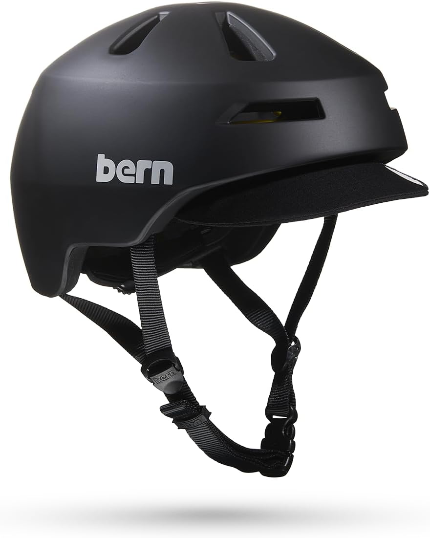 Bern Brentwood 2.0 MIPS Adjustable Certified Adult Helmet, Matte Black - Medium (Like New, No Retail Box)