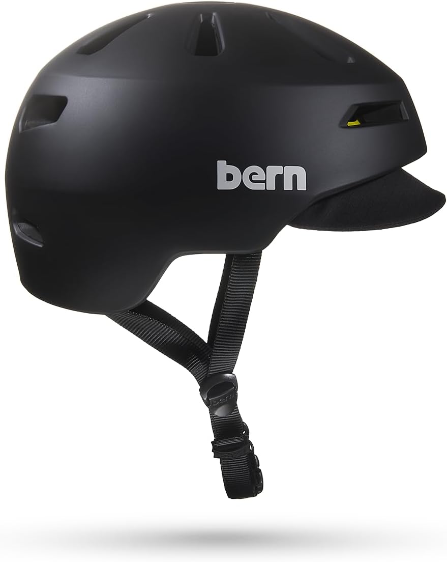 Bern Brentwood 2.0 MIPS Medium Bike Helmet w/ Rotational Protection, Matte Black (Like New)