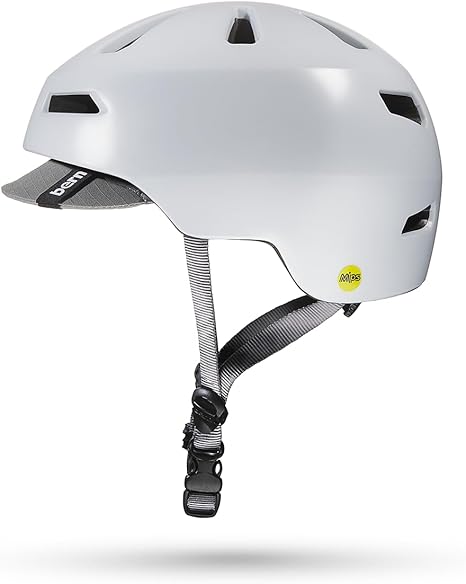 Bern Brentwood 2.0 Adult Adjustable Cycling Helmet, MIPS Satin White - Medium (Like New)