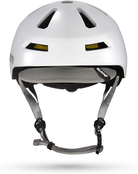 Bern Brentwood 2.0 Adult Adjustable Cycling Helmet, MIPS Satin White - Medium (Like New)
