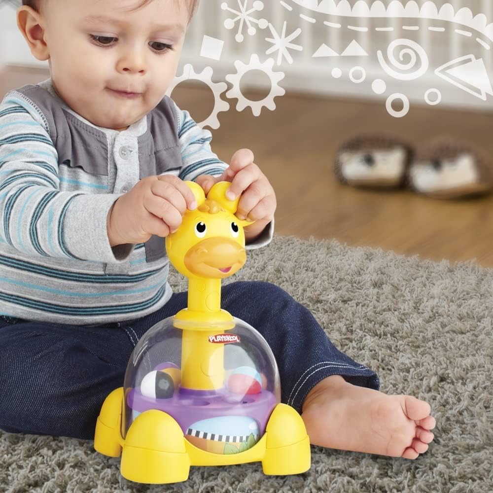 Playskool Tumble Top Spinning and Popping Baby Toy for 1+ Years, One Size (Like New)