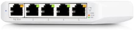 Zhovee Ubiquiti UniFi Switch Flex Mini Five Port & Layer 2 PoE Switch - White (Used)