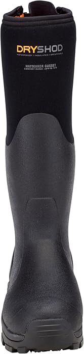 Dryshod Haymaker Hi Hard Knee High Rubber Working Boot for Men, Size 10, Black (New)